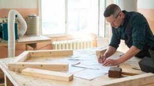table-en-bois-massif-plan