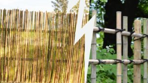 Original Deco Jardin Recuperation Clotures Bambou
