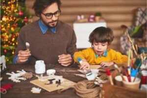 initier enfant bricolage peinture