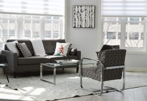 salon gris chic design tendance