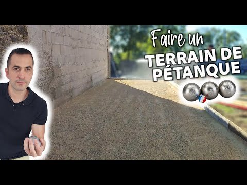 Faire Un Terrain De Petanque Pas Cher