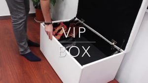 Miniature de la vidéo : Banquette Coffre de Rangement 2 en 1 3 banquette coffre de rangement 2