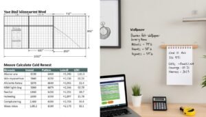 Comment calculer le nombre de rouleaux de papier peint pour une pièce ? 3 découvrez notre guide pratique pour apprendre à calculer le nombre de rouleaux de papier peint nécessaires pour habiller votre pièce avec style. obtenez des conseils et astuces pour une estimation précise en fonction des dimensions de votre espace et du motif du papier peint.