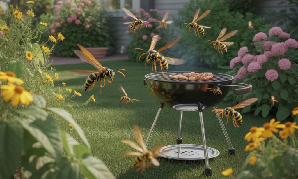 Guêpes au jardin : où ne surtout pas installer votre barbecue découvrez où il ne faut jamais installer votre barbecue dans le jardin pour éviter d’attirer les guêpes et profiter pleinement de vos repas en extérieur, en toute sécurité.