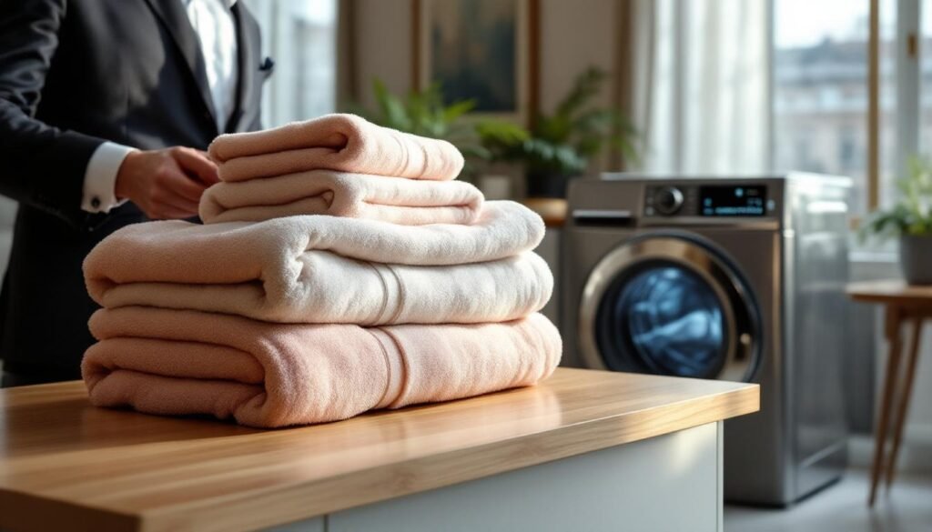 Lavage des serviettes : la température idéale révélée par un responsable de palace découvrez la température idéale recommandée par un responsable de palace pour laver vos serviettes efficacement, préserver leur douceur et garantir une hygiène parfaite.