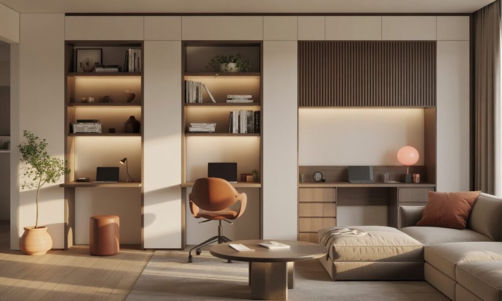 découvrez 5 idées astucieuses pour intégrer un mini-bureau invisible dans votre salon. optimisez l’espace sans sacrifier la déco grâce à des solutions pratiques et design !