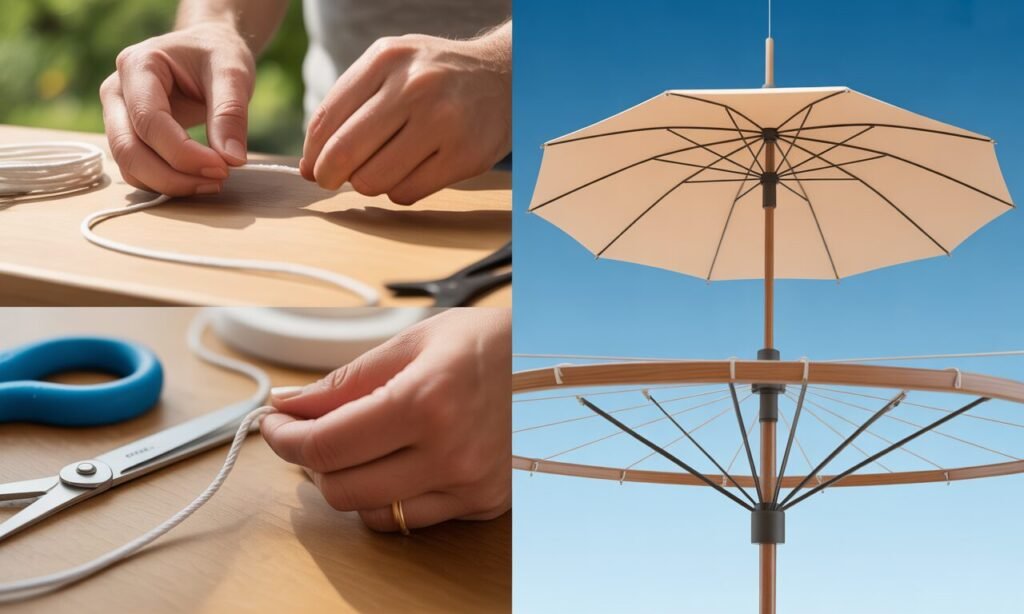 Remplacer la corde d’un séchoir parapluie : tutoriel pratique découvrez notre tutoriel pratique pour remplacer facilement la corde d’un séchoir parapluie. suivez étape par étape nos conseils pour redonner vie à votre étendoir à linge !