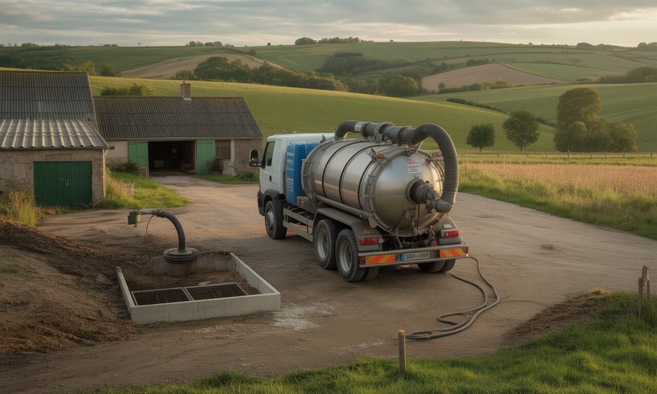 Fosse septique : peut-on faire la vidange par un agriculteur ? 1 découvrez si un agriculteur est autorisé à réaliser la vidange d'une fosse septique, les réglementations en vigueur et les bonnes pratiques à suivre pour assurer un entretien conforme et sécurisé.