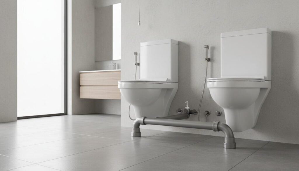 Deux toilettes sur le même tuyau d’évacuation : bonne ou mauvaise idée ? découvrez si connecter deux toilettes sur le même tuyau d'évacuation est une bonne ou mauvaise idée, avec conseils et solutions pour éviter les problèmes d'évacuation.