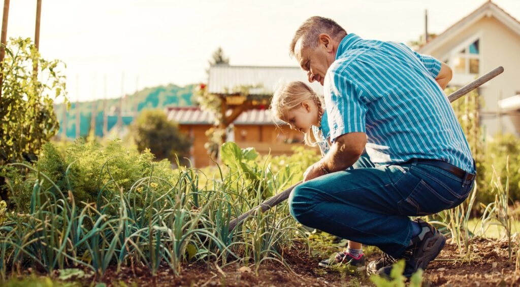 eco jardin en famille