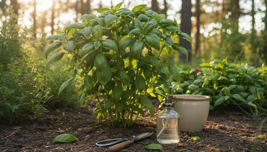 Basilic : la méthode pour une récolte continue jusqu’en septembre découvrez la méthode efficace pour une récolte continue de basilic jusqu'en septembre et profitez de feuilles fraîches tout l'été.